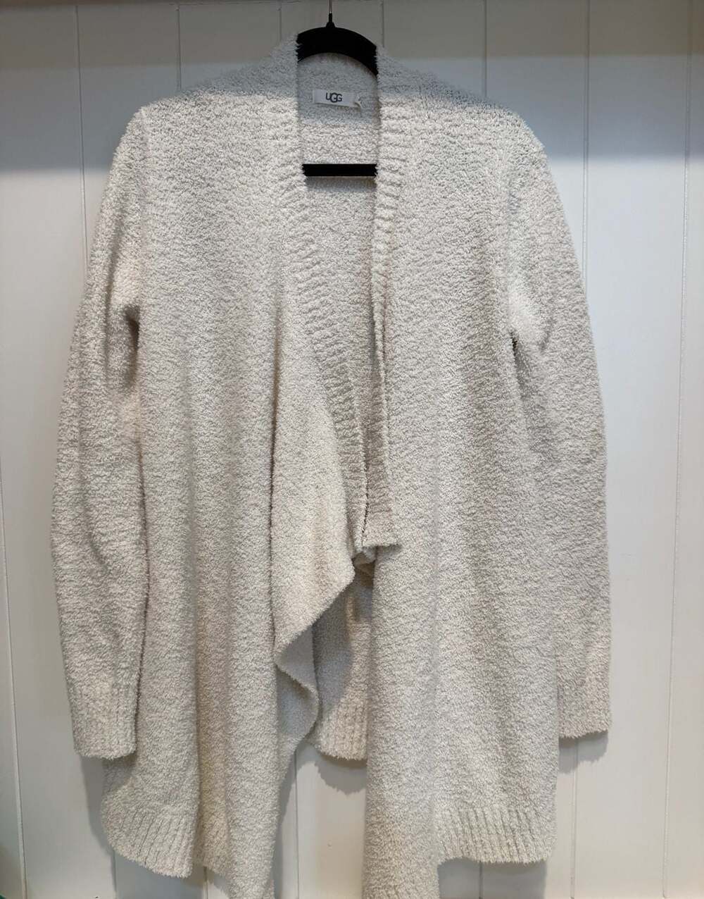 UGG Phoebe Wrap Drape Fluffy Sweater Knit Cardigan